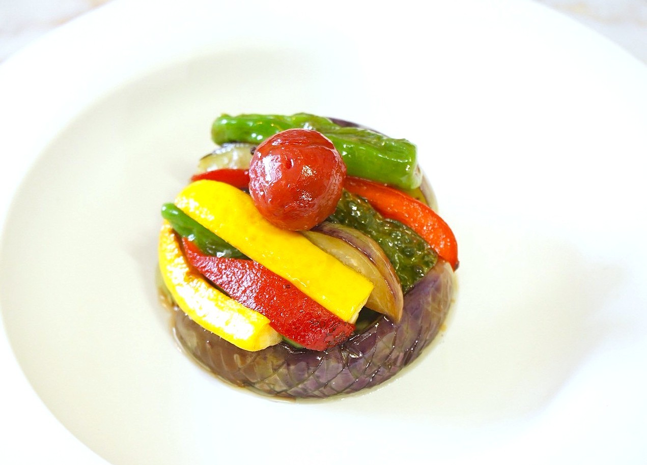夏野菜の焼き浸し