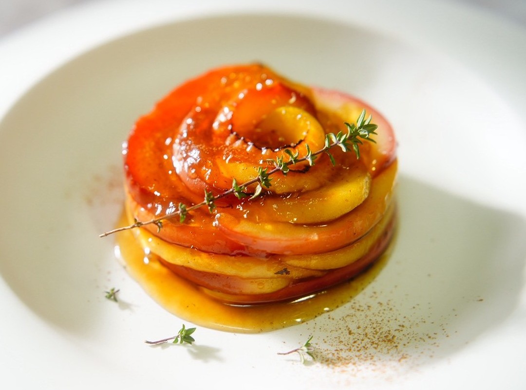 焼きリンゴのミルフィーユ